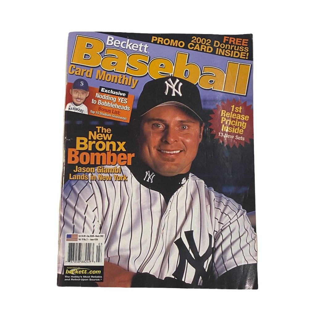 Beckett Baseball "The New Bronx Bomber" 2002 Magazine